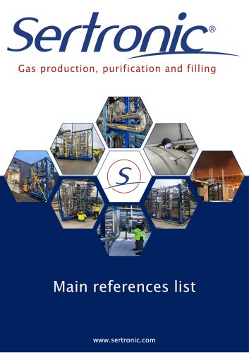 Clients reference list SERTRONIC 