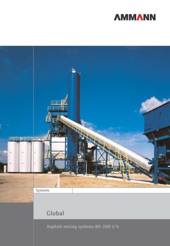 Asphalt mixing systems 80–200 t/h