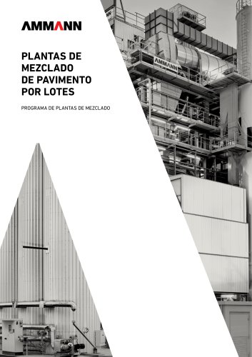 PLANTAS DE MEZCLADO DE PAVIMENTO POR LOTES