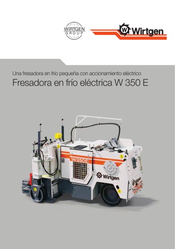 Fresadora en frío eléctrica W 350 E