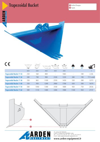 Trapezoidal Bucket