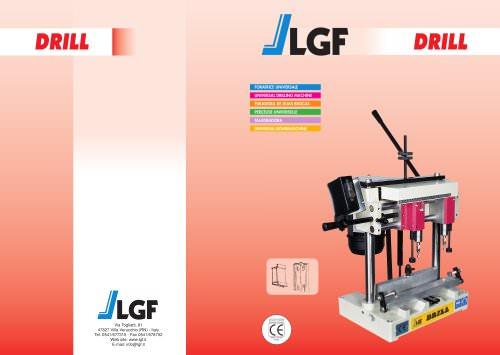 UNIVERSAL DRILLING MACHINE DRILL (DE-FR-ES-IT)