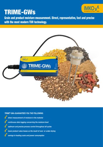 TRIME-GWs: Moisture sensor for corn dryer