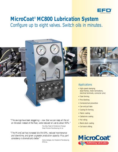 MC800 Continuous Lubrication Systems