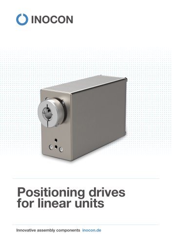 Positioning drives for linear units