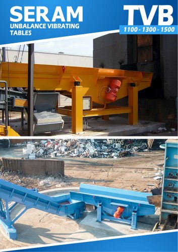 TVB UNBALANCE VIBRATING TABLES