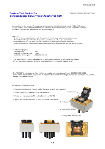 IWATSU Curve Tracer Test Socket