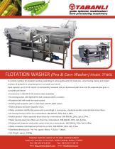 TABANLI FLOTATION WASHER (Pea & Corn Washer) Model. TFW01