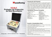 Equipo de prueba de inyección de corriente secundaria Huazheng HZJB-D, comprobador de protección de relé monofásico