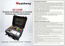 Equipo de prueba de resistencia CC para transformadores Huazheng HZ-3320B
