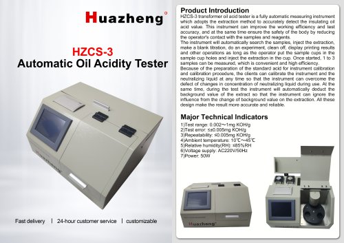 Huazheng Digital Automatic Oil Acidity Tester Accurate Acid Value Measurement