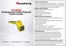 Huazheng HZ-4000D Underground Cable Pinpoint Fault Locator High-Accuracy Cable Fault Detector