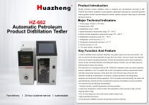 Huazheng HZ-662 ASTM D86 Automatic Petroleum Distillation Tester High-Precision Fuel Testing Equipment