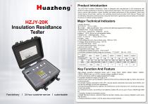 Huazheng HZJY-20K 20kV Insulation Resistance Tester High Voltage Insulation Tester