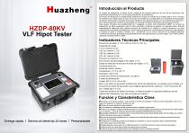 HZDP-80kV Proveedor de equipos de prueba de cables VLF de 80 kV de Huazheng OEM y probador de hipot VLF de CA