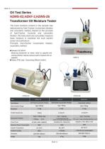 HZWS-X2 HZKF-2 HZWS-Z6 Transformer Oil Moisture Tester