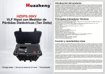 Medidor de hipotérmico VLF Huazheng HZDPS con tangente delta-1