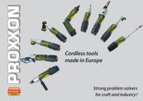 Cordless tools made in Europe