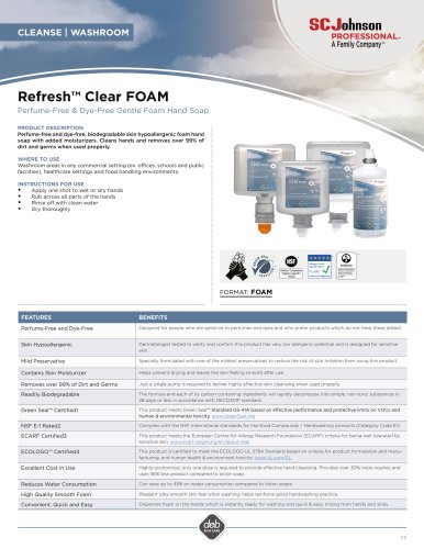 Refresh™ CLEAR FOAM