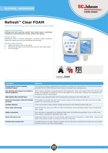 Refresh™ Clear FOAM April 2019