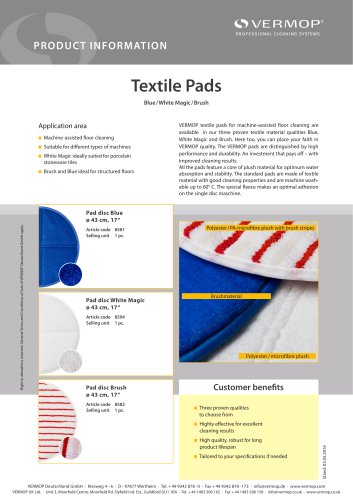 Textile Pads