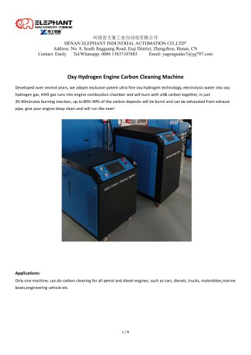 YG-HHO Engine Carbon Cleaning Machine-YG -ACM-B15