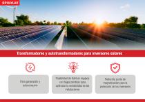 Transformadores y autotransformadores para inversores solares - 2