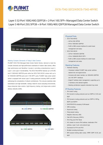 DCS-7342-32C2X/DCS-7342-48Y8C