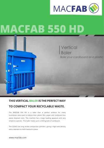 550 HD Baler