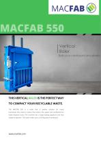 MACFAB 550 Baling press