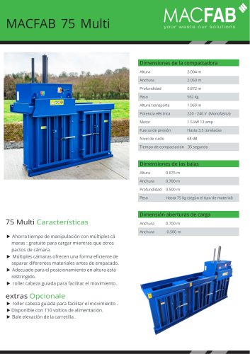MACFAB 75 MULTI
