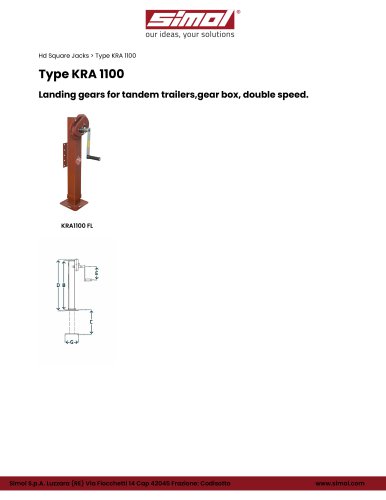 Type KRA 1100