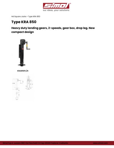 Type KRA 850