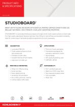 STUDIOBOARD® product info & specifications