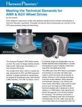 AMR & AGV Wheel Drives