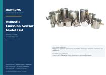 QAWRUMS Acoustic Emission Sensors Selection Guide