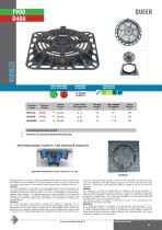 Square or circular shaped grating in ductile iron- CLASSF900/D400