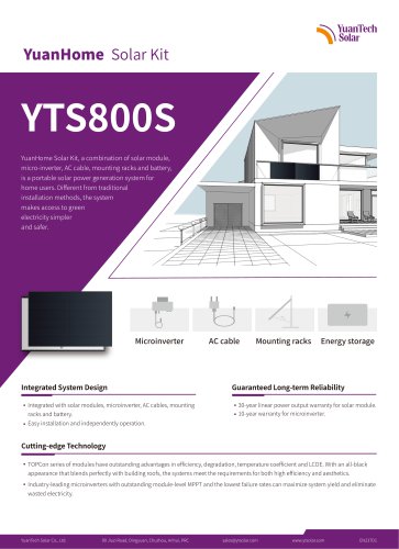 YuanHome Solar Kit YTS800S