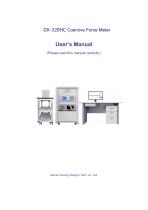 User Manual of DX-320HC Coercive Force Meter