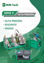 High Pressure Butt Fusion Machine V250SHP V315SHP Catalog ES