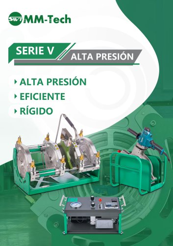 High Pressure Butt Fusion Machine V250SHP V315SHP Catalog ES