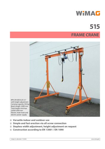 Frame Crane