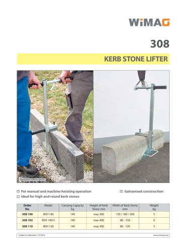 Kerb Stone Lifter