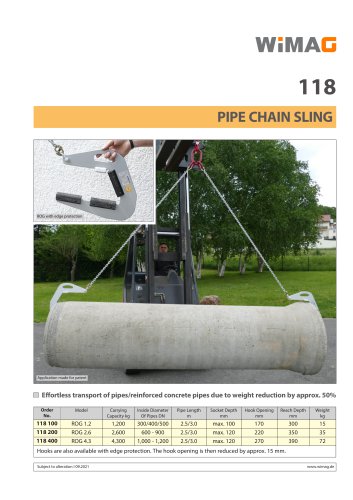 Pipe Chain Sling