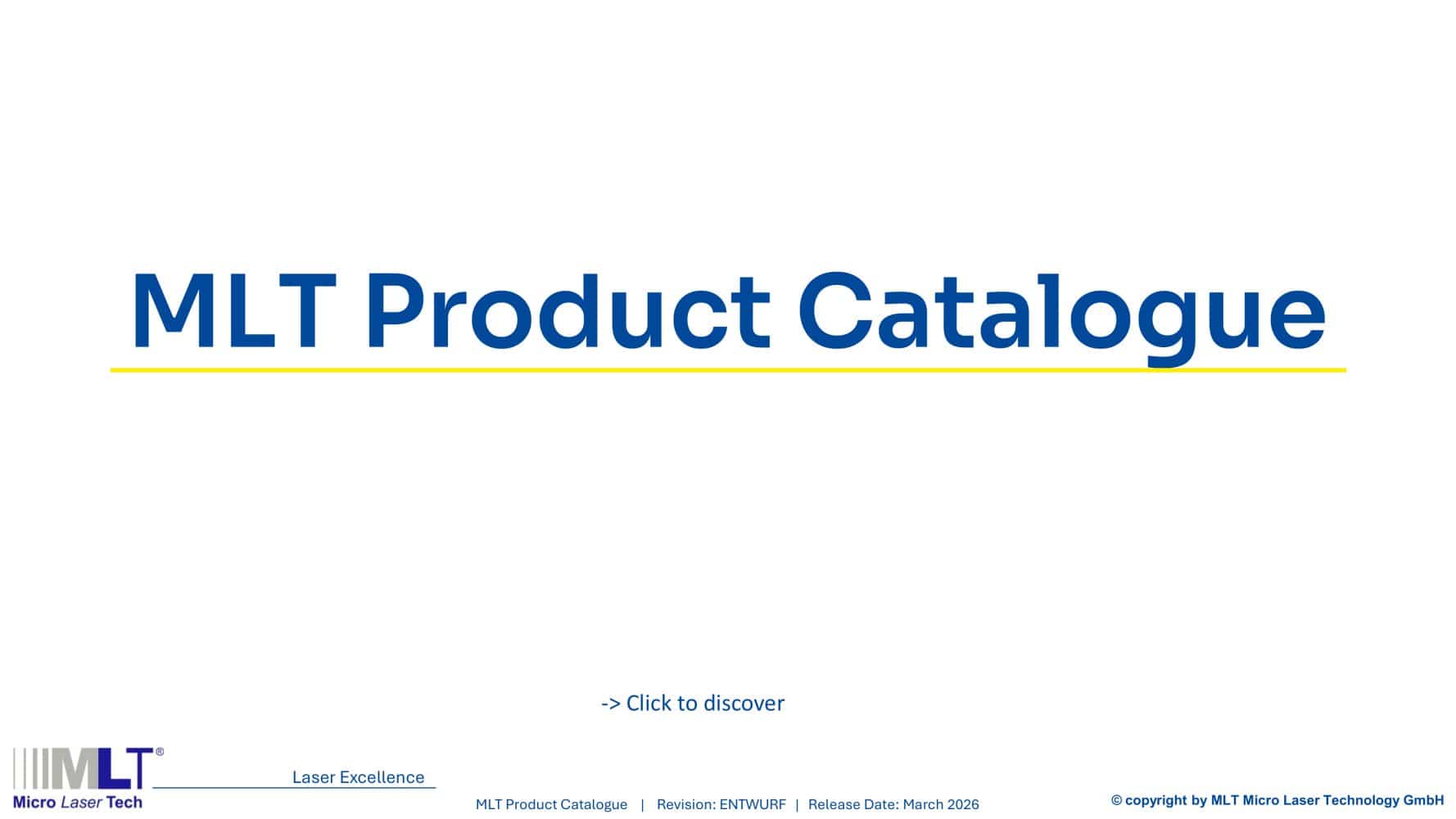 MLT Product Catalogue - JustLaser s.r.l.