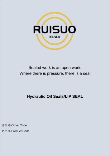 RUISUO SEAL-  Oil Seals