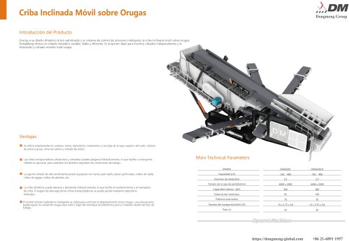 DM Criba Inclinada M&oacute;vil sobre Orugas 