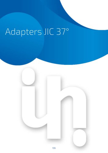 Adapters JIC 37&deg;