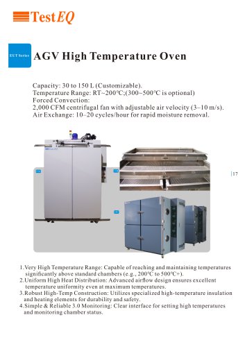 Benchtop Electric Blast Drying Oven
