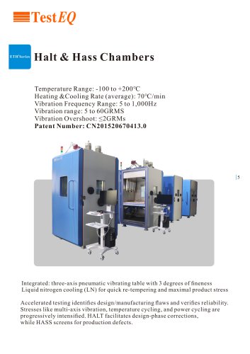 HALT HASS Chamber Halt Accelerated Life Testing